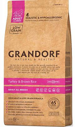 Grandorf Индейка с рисом для  взрослых собак средних и крупных пород 10 кг