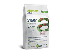 Alleva (Аллева) Holistic сухой корм для щенков крупных пород с курицей и уткой, 2 кг
