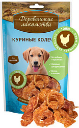 Деревенские лакомства Куриные колечки для щенков 1 шт