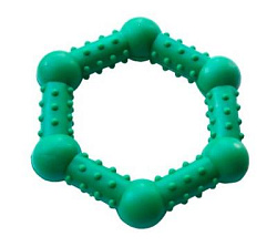Игрушка "Кольцо Молекула" с шипами 122мм (№2) 164180, Зооник
