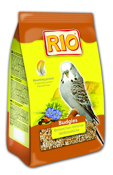 RIO корм для волнистых попугайчиков, рацион во время линьки 1 кг