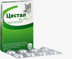 Цестал кэт, 1 таб. 3140(1уп-8шт)