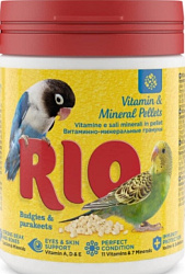 RIO Витаминно-минеральные гранулы д/ волнист.и сред. попуг 120 г