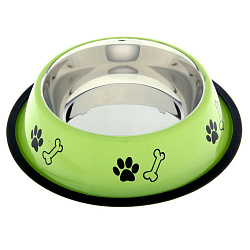 Миска нескользящая цветная с рисунком 700 мл