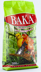 Вака корм.смесь д/канареек высокое качество 500 г 6082