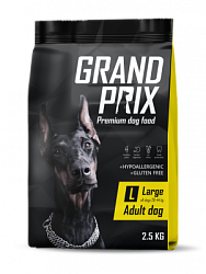 GRAND PRIX DOG Large Adult сухой корм для собак крупных пород с курицей 2,5 кг