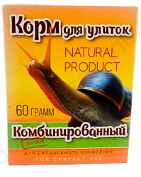Корм Эльф комбинированный для улиток 60гр 490414 
