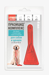 Празицид комплекс для собак и щенков от 20 до 40 кг, 1*4 мл, Апиценна