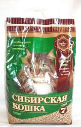 Наполнитель Сибирская кошка Лесной древ гранулы 7 л 00011459