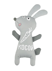 Игрушка для собак мягкая "Зайка-Косой", 150/205мм, Triol