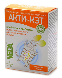Акти-Кэт функц.корм д/к и котят 1 упак (5 пак)