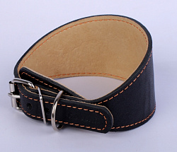 Ошейник "Collar " для борзых (ширина 20 мм,длина 34-40 см) черный 20101