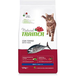 Trainer Natural Adult Tuna сухой корм для взрослых кошек с тунцом 300гр 010/230498