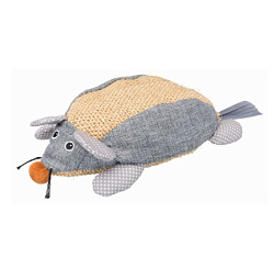 Игрушка веревочная для кошки Мышь серая 30 см, Trixie