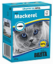 "BOZITA" тетра пак консервы для кошек 370 г (желе со скумбрией) 4951/4911
