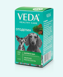 Отодепин (капли в уши с маслом сосны), 10мл, VEDA