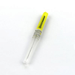 Игла для взятия проб крови (двусторонняя игла) 20Gx1 1/2'' (0,9х38 мм), жёлтая