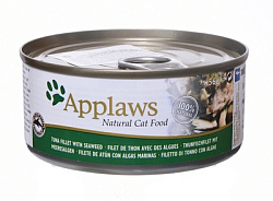Applaws консервы для кошек с филе тунца и морской капустой 70 г 24333