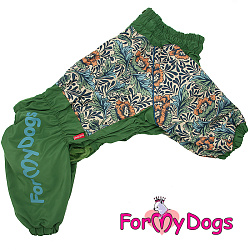 FOR MY DOG Комбинезон  зеленый для мальчика  (А0) FW893/1-2020 М