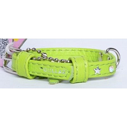 Ошейник "Collar Glamour" с клеевыми стразами (ширина 10 мм, длина 18-21 см) зеленый 32505
