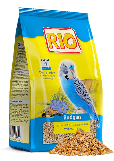 RIO корм для волнистых попугайчиков, основной рацион, 500 г