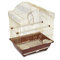Клетка для птиц 2113G 30*23*39 см (золотая) Triol