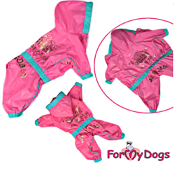 FOR MY DOG Дождевик (8 Девочка,розовый) 0000999 01-11