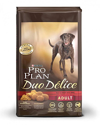 PROPLAN DUO DELICE для взрослых собак говядина-рис 2,5 кг PR12340493/12202612/12386266