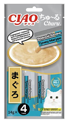 INABA ВЕТ Крем-лакомство Churu пюре для кошек тунец Магуро Водный баланс (1 штука)