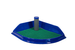 Туалет угловой со столбиком д/собак мелких пород 2933