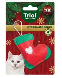 Игрушка NEW YEAR для кошек из фетра "Сапожок", 85/125мм,22141043 Triol