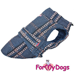 FOR MY DOG Попона синяя "Джинс" (А3) FW798/3-2019