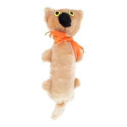Игрушка "Кот" с пищиком, бутылка, мех 1684 ЗООНИК