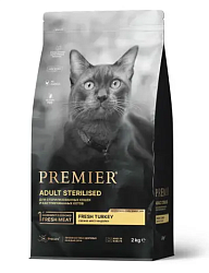 Premier Kat Премьер Кэт для стерилизованных Индейка 2 кг