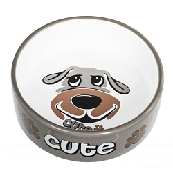 Миска керамическая "Собачья мордочка" 300 мл