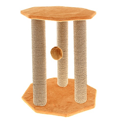 Когтеточка "Ротонда" с игрушкой 35х35х50см 1035605 Sima