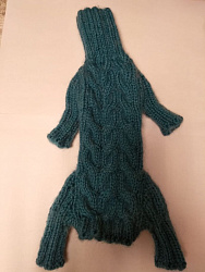 Комбинезон синий махер Hand made