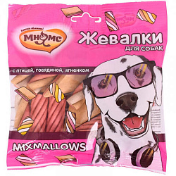 Мнямс лакомство для собак "Жевалки MAXMALLOWS" с птицей, говядиной и ягненком 704161