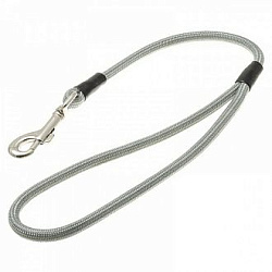 Водилка с карабином круглая 6 мм*50 см (серебро) 72-0791  V.I.Pet