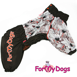 FOR MY DOG Комбинезон "Аисты"коричневый для мальчиков  (А2) FW888/2-2020 М