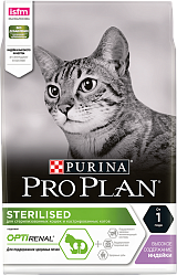 PROPLAN CAT STERILISED для кастрир. индейка, 200 г 12396643