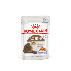 Royal Canin (Роял Канин) Эйджинг 12+ корм влажный для стареющих кошек от 12 лет в желе 85 г