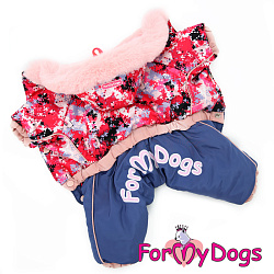FOR MY DOG Комбинезон розовый  для девочек (14) FW704-2019F