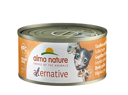 Almo Nature консервы для кошек "Индейка гриль" 70 г 43556