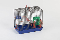 Клетка 2-х этажная д/джунгарика комплектом 26*14*25 см арт. 115 (Велес)