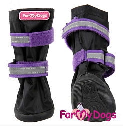 FOR MY DOG Сапоги РП черно/фиолетовые (6) FMD654-2019 Bl/V
