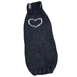 Свитер черный вышивка M Hand Made