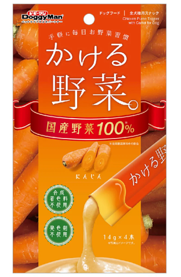 Japan Premium Pet Иммунный коктейль на основе витаминов сладкой моркови и филе парной курицы для собак.14 г (поштучно)