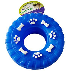 Игрушка "Колесо" с пищалкой винил 13*13*5см 02075 MAJOR