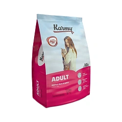 KARMY (Карми) корм сухой для взрослых кошек телятина 1,5 кг